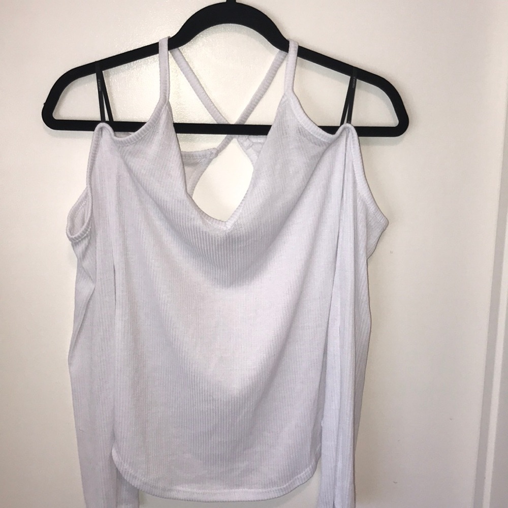 F21 Cold Shoulder Top